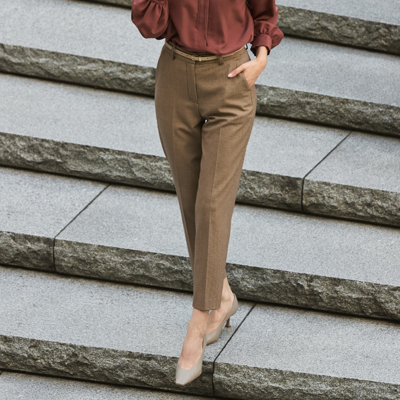 ORIHICAフラミンゴPANTS クロップド