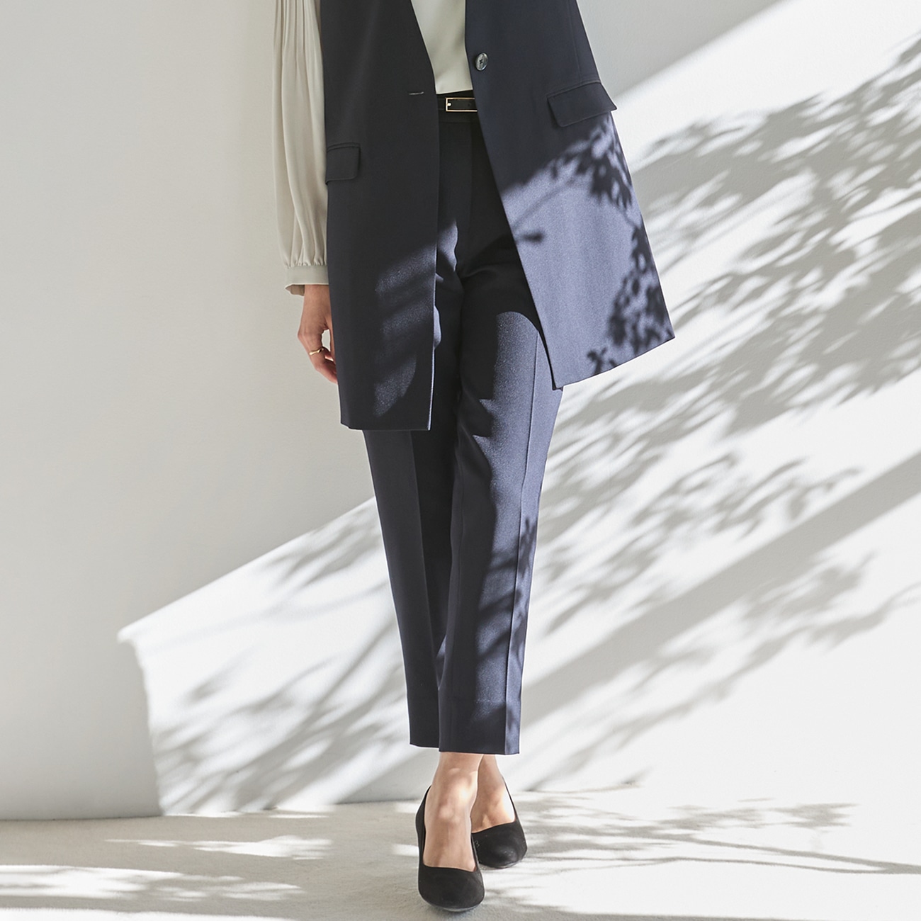 THE THIRD SUITS クロップドパンツ