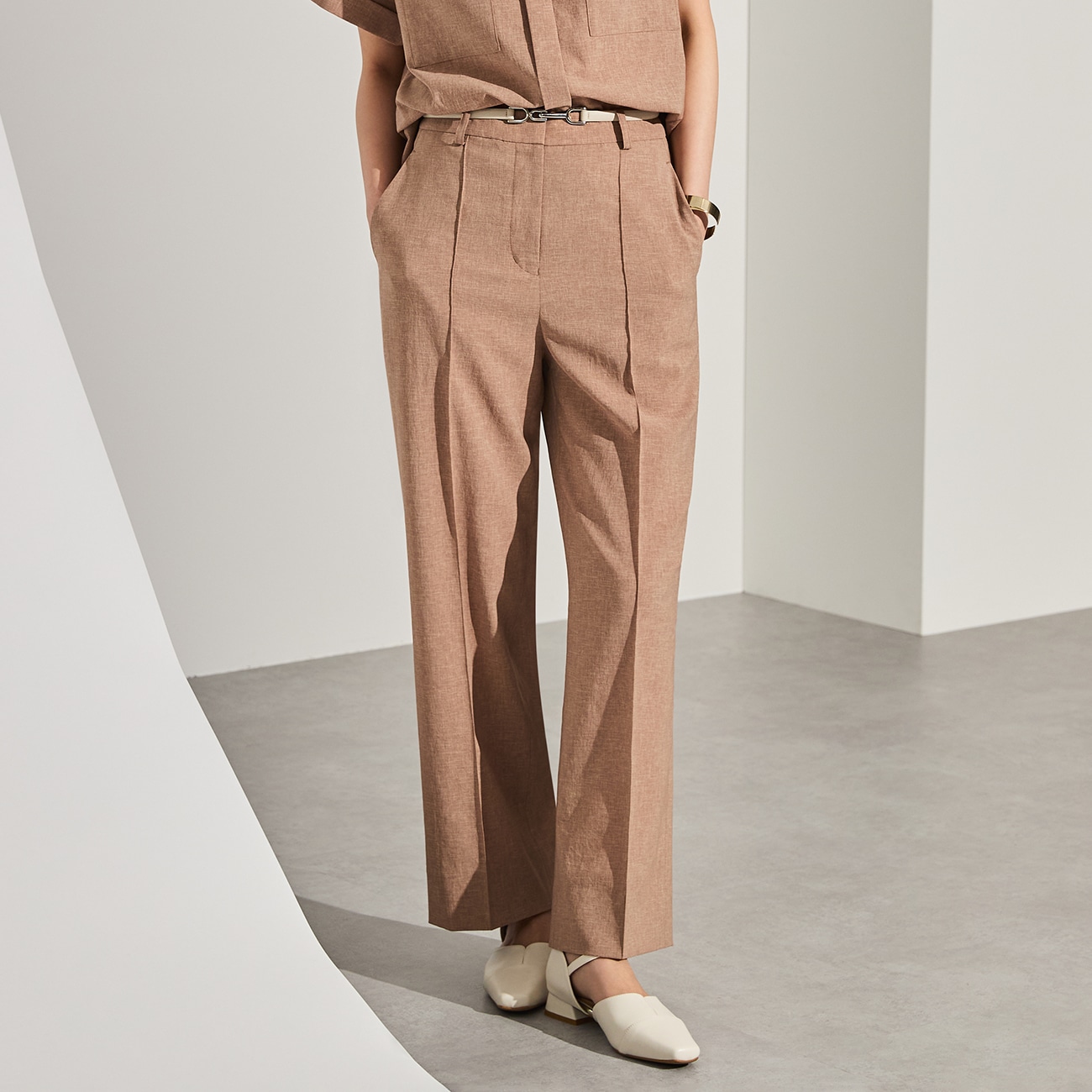 ＜CLASSY.ONLINE4月掲載アイテム＞ORIHICAフラミンゴPANTS AIRY ワイド