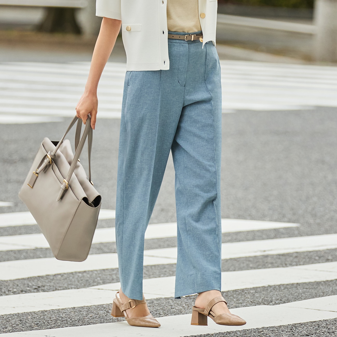 ＜CLASSY.ONLINE4月掲載アイテム＞ORIHICAフラミンゴPANTS AIRY ワイド
