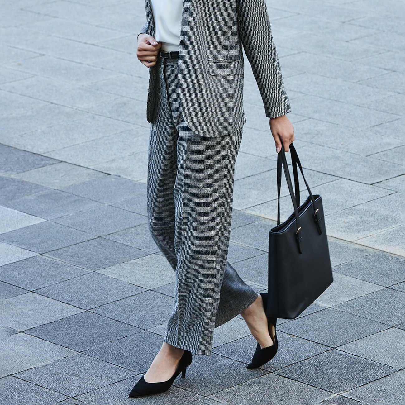 THE THIRD SUITS ワイドパンツ カラミ