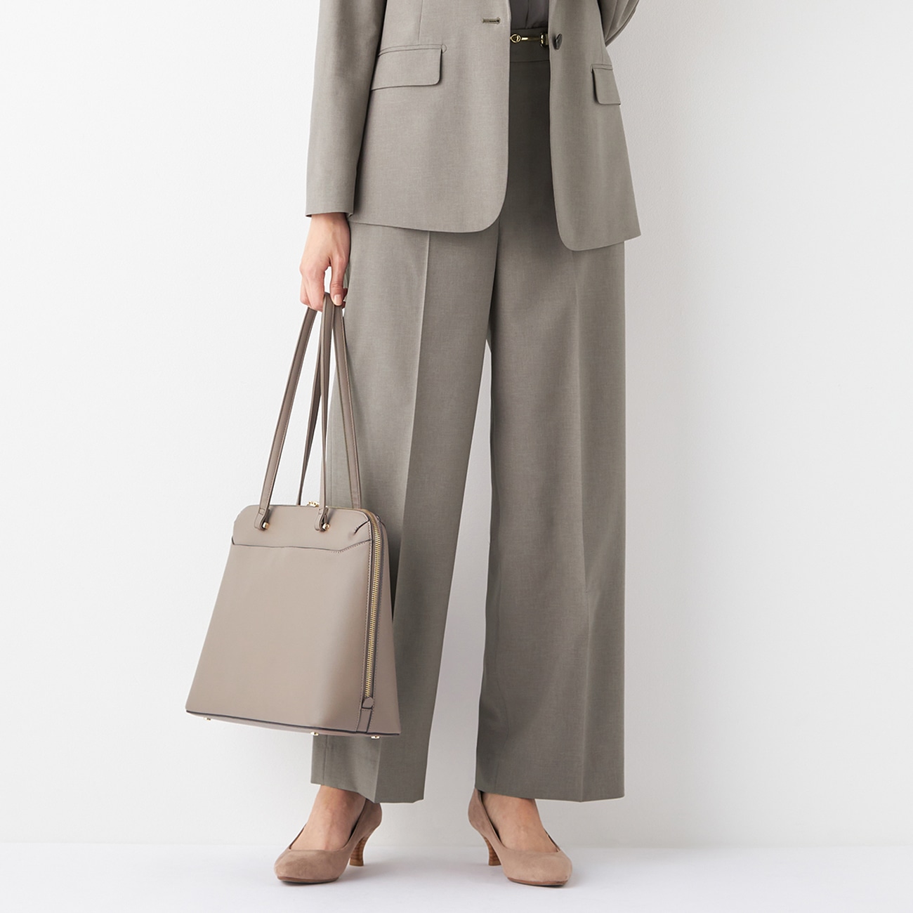 THE THIRD SUITS ワイドパンツ