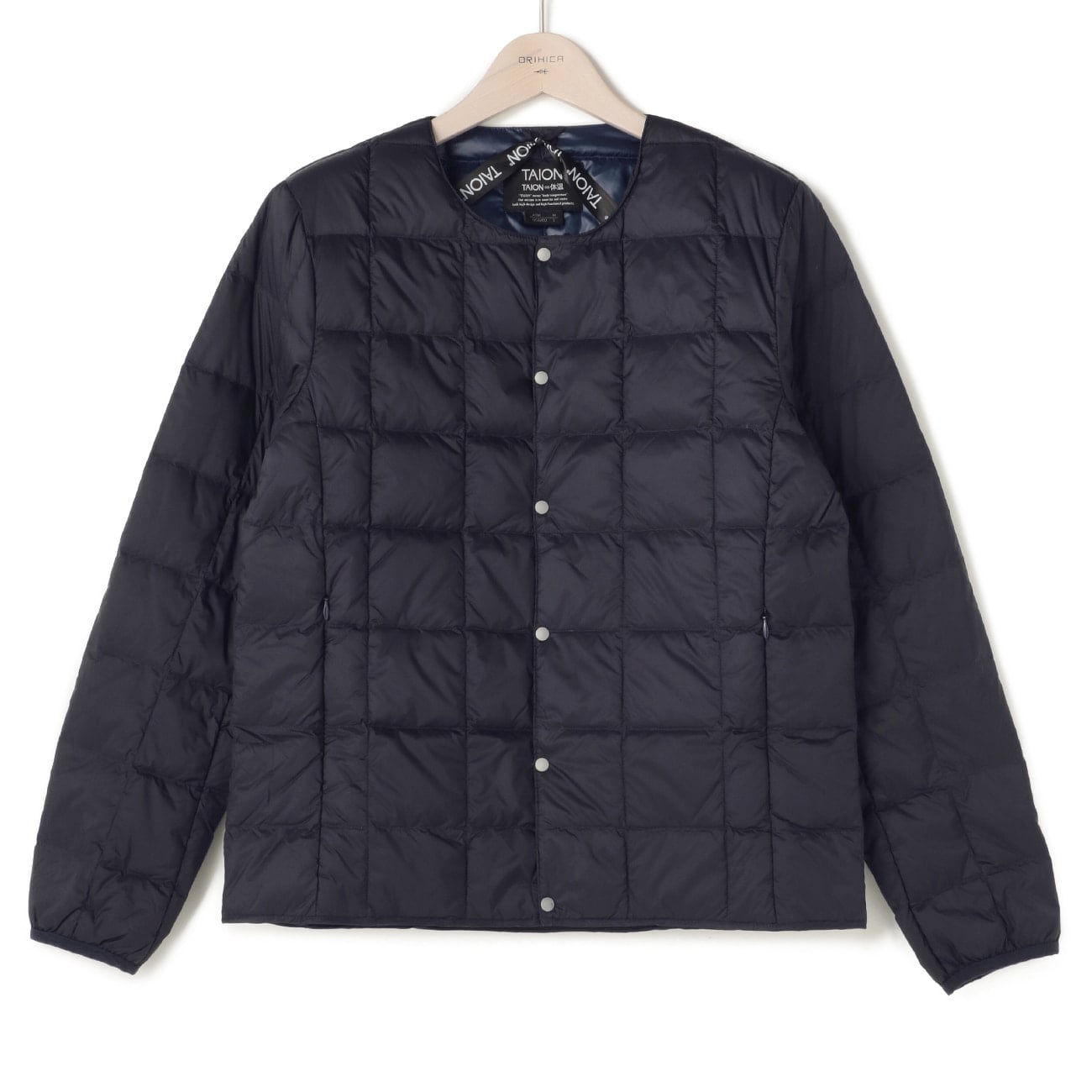 ｔａｉｏｎクルーネックボタン インナーダウンジャケット O63 Taion 104 Orihica 公式通販