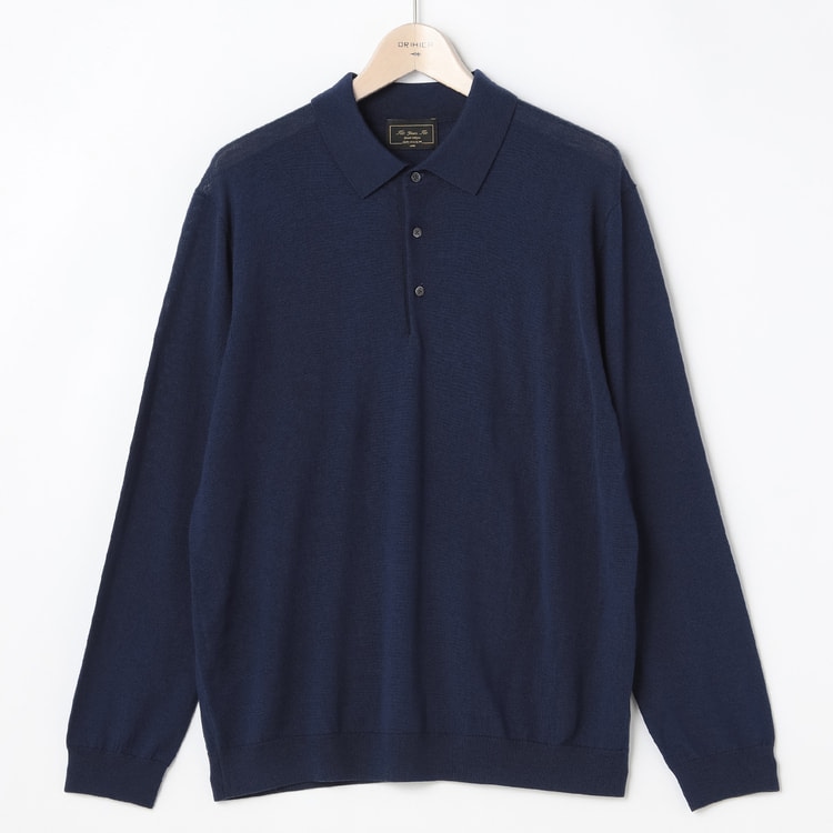 ビズニット（BIZ KNIT） TIE YOUR TIE ニットポロ|O66_66AUSM414