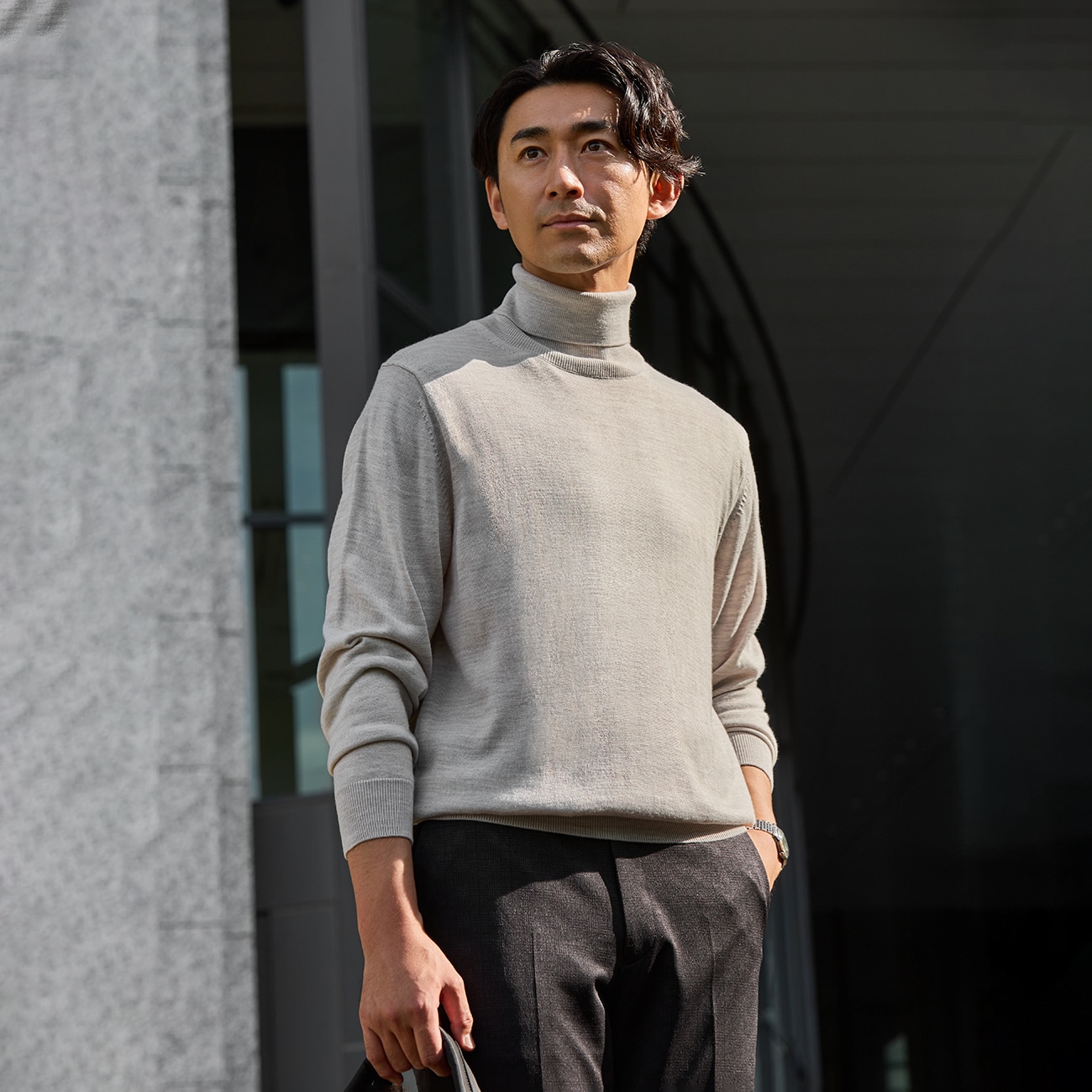 BIZ KNIT タートルネック