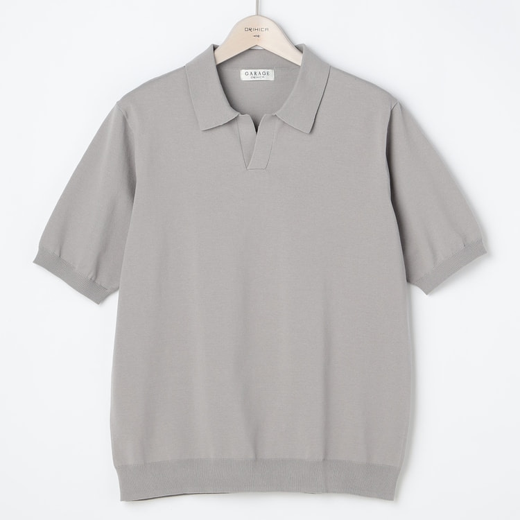 WEB限定】ビズニット（BIZ KNIT） スキッパーポロ|O66_66SUSM547
