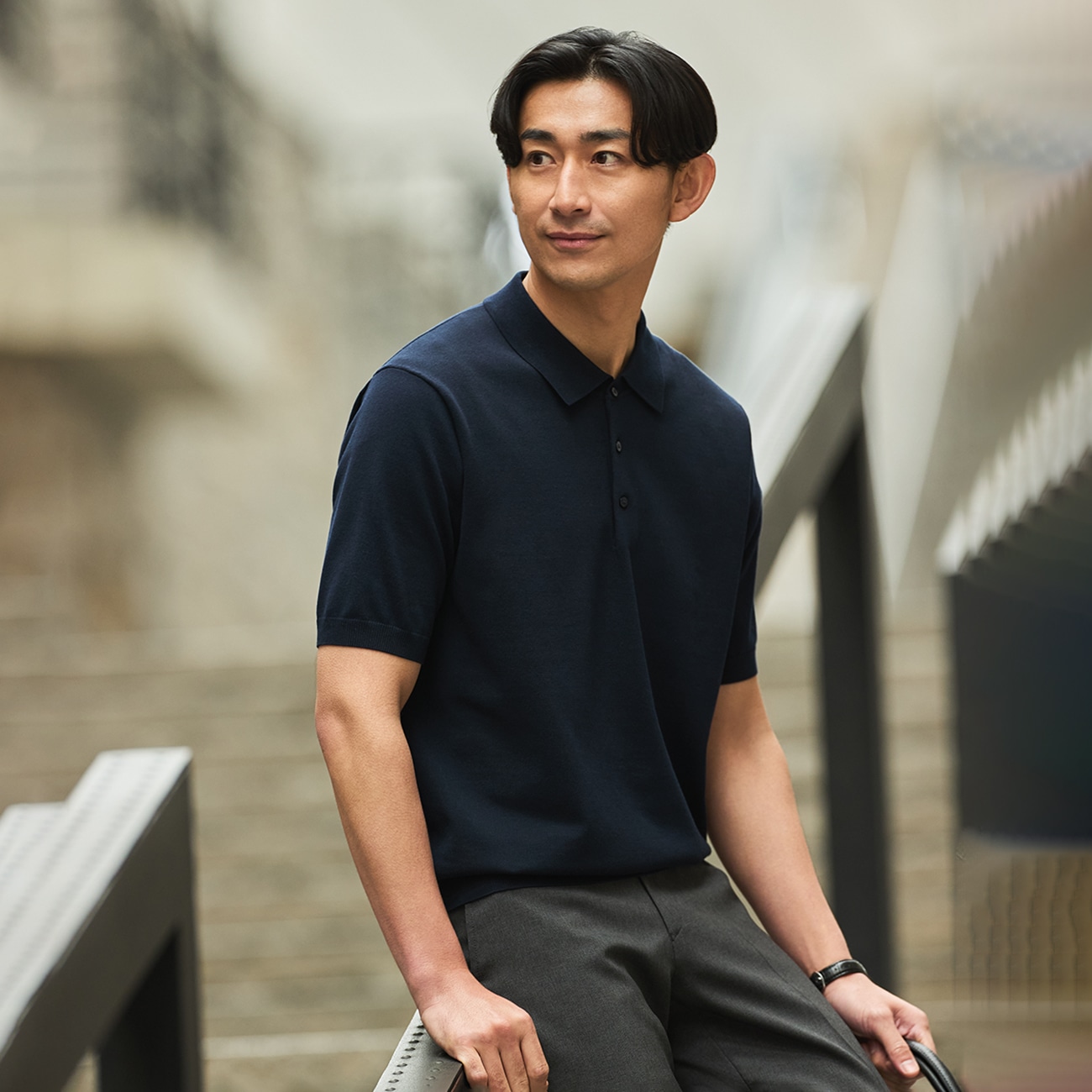 Begin公式WEB 4月掲載アイテム＞ビズニット（BIZ KNIT） プレー