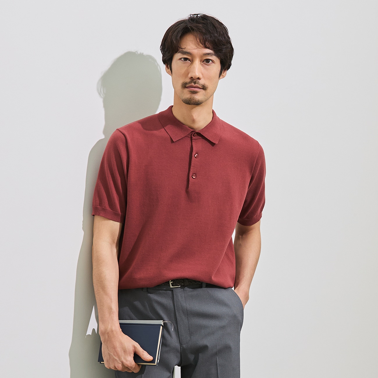ビズニット（BIZ KNIT） プレーティング ニットポロ