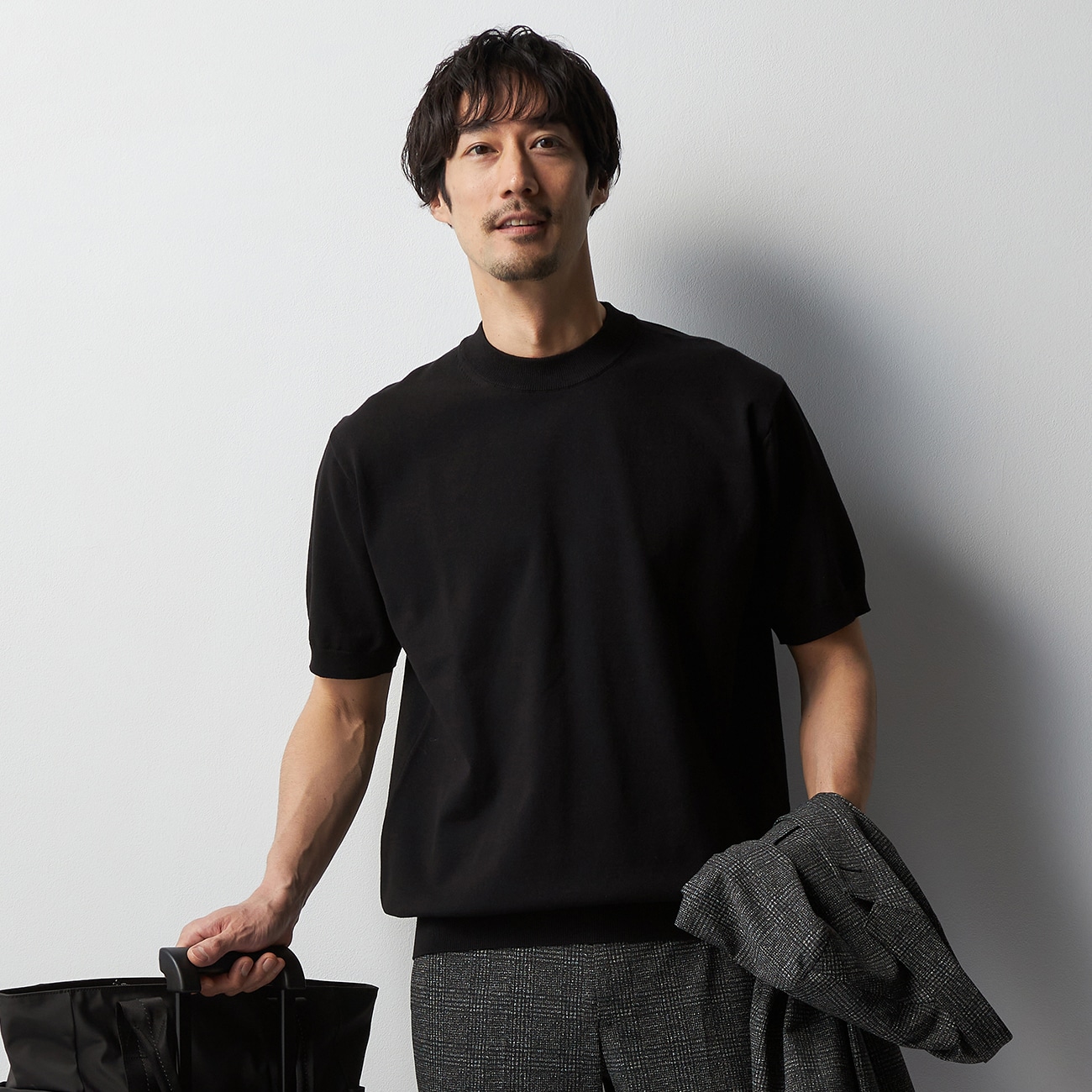 ビズニット(BIZ KNIT) プレーティング ニットTシャツ