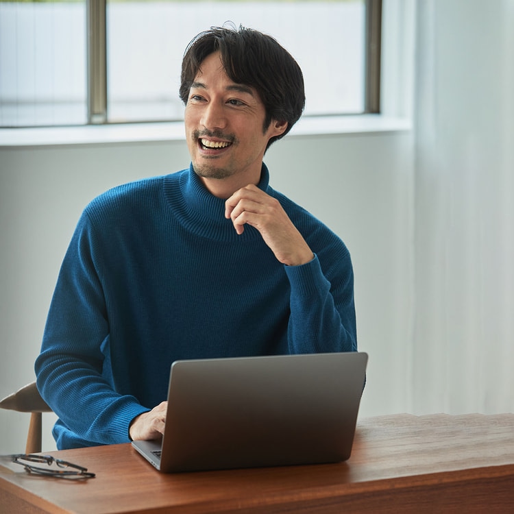 アウトレット]ビズニット ウォーム（BIZ KNIT WARM） ミドルゲージ片畔 タートルネック|O66_66WISM434 - ORIHICA  公式通販