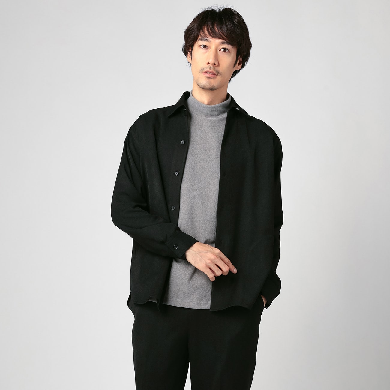 【シャツパンスーツ】シャツ+パンツSET リラックス セットアップ 【シャツパンスーツ】シャツ+パンツSET リラックス セットアップ