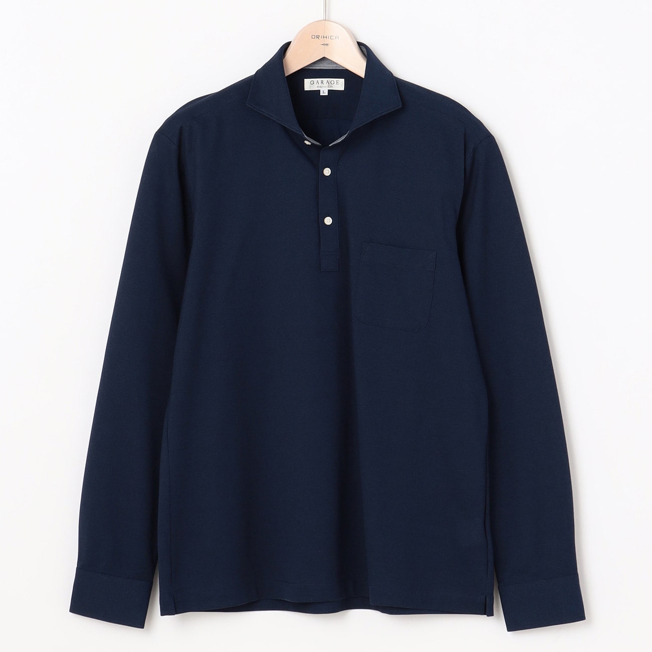 WEB限定】長袖プルオーバービズポロシャツ|O68_68AUYM311 - ORIHICA 