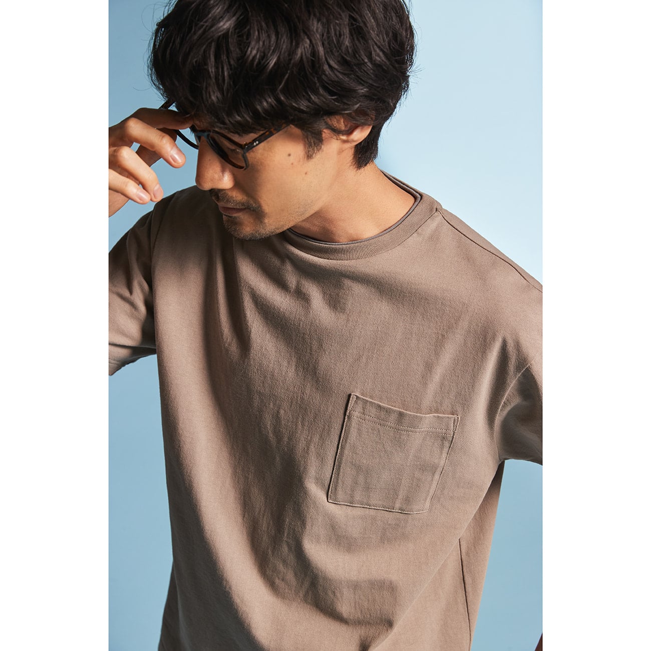 アウトレット]スマートワークTシャツ フェイクレイヤード半袖クルーネック|O68_68SUSM355 - ORIHICA 公式通販