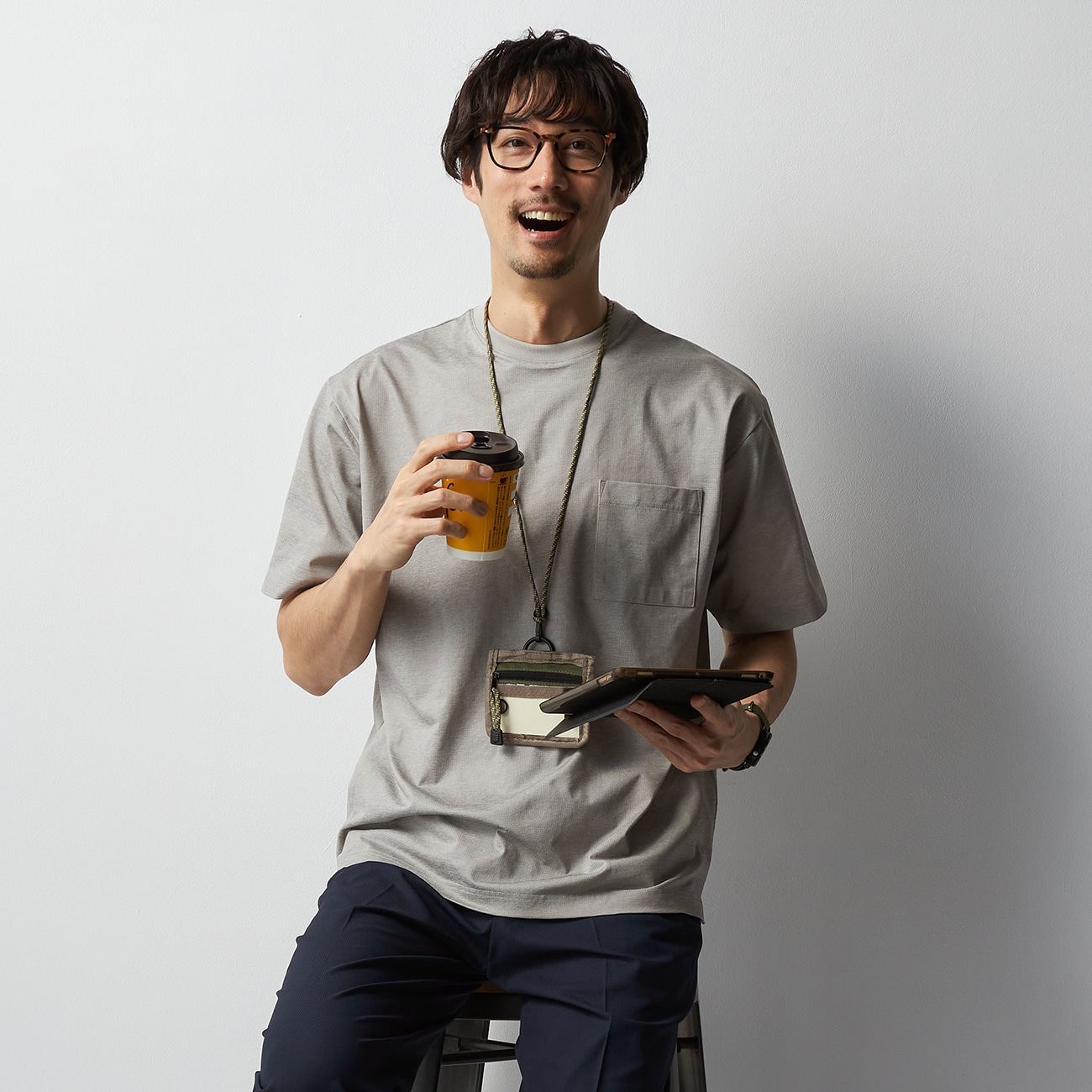 ビズT メッシュプリント