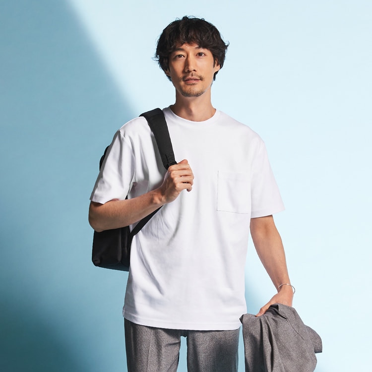 [アウトレット]【WEB限定カラー展開あり】スマートワークTシャツ 