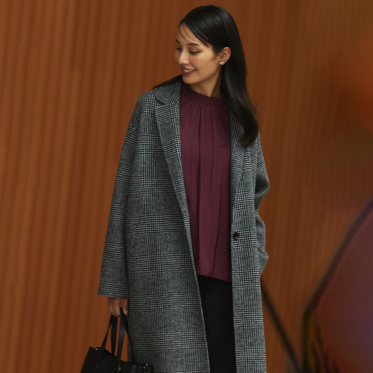 アウトレット]CITY TAILOREDコート CLASSY.コラボ リバーコート