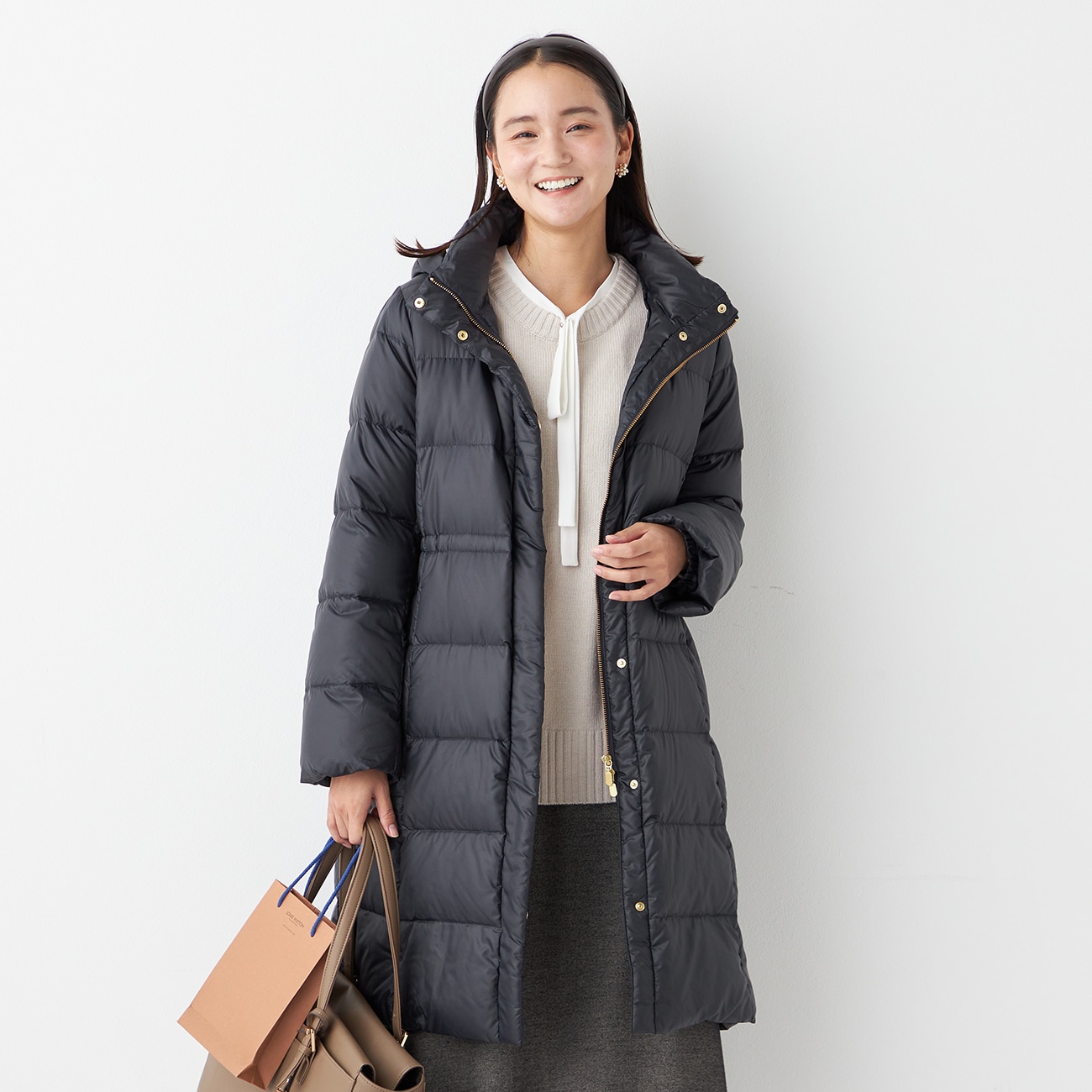 CITY TAILOREDコート フード付きダウン|O70_ORCT05G - ORIHICA 公式通販