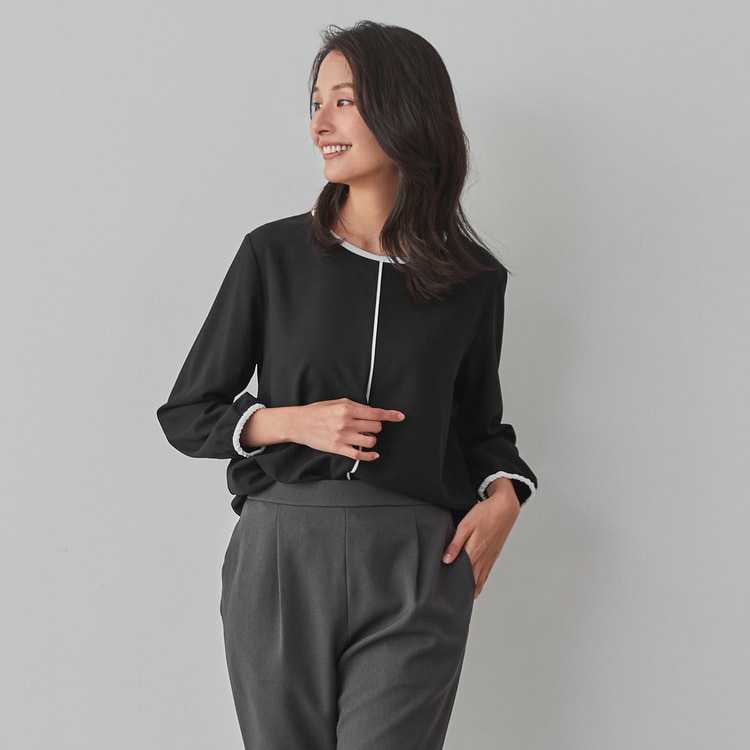 ORIHICA Beautiful Blouse Color combination Combination Blouse Black