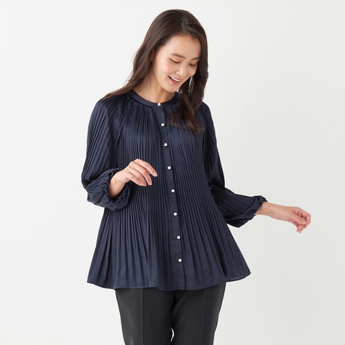 即日発送　新品タグ付　Pot French Sleeve Knit navy 即日発送新品タグ付Pot French Sleeve Knit navy