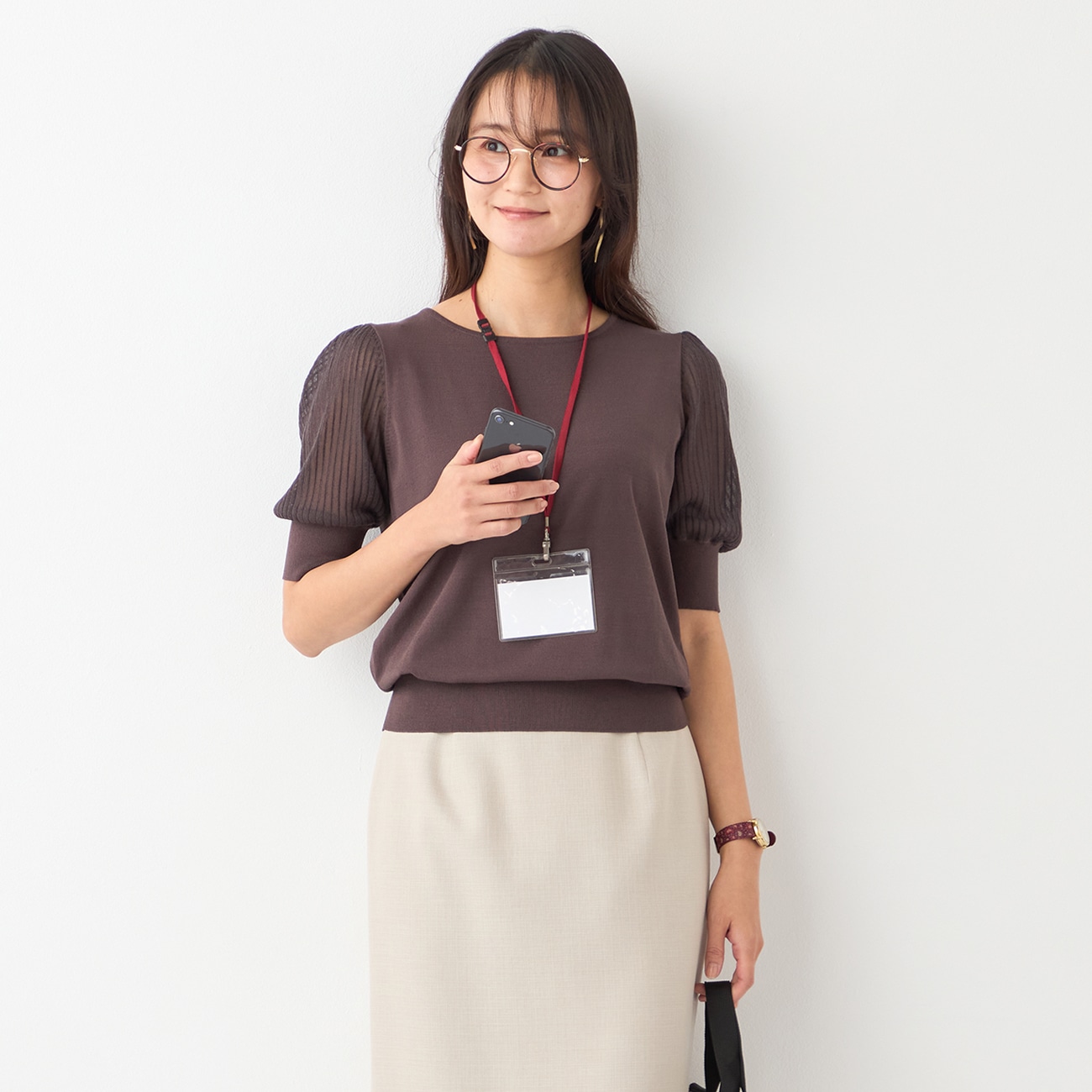 ＜CLASSY.ONLINE4月掲載アイテム＞ORIHICA美ラクるニットCOMFY シアースリーブプルオーバー