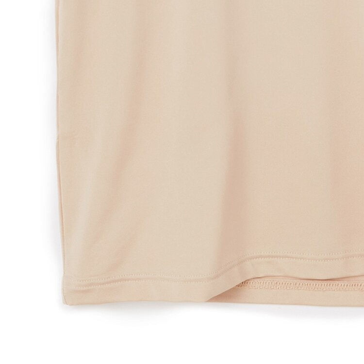 シームレススムースUベージュTシャツ|O80_RU9902-3 - ORIHICA