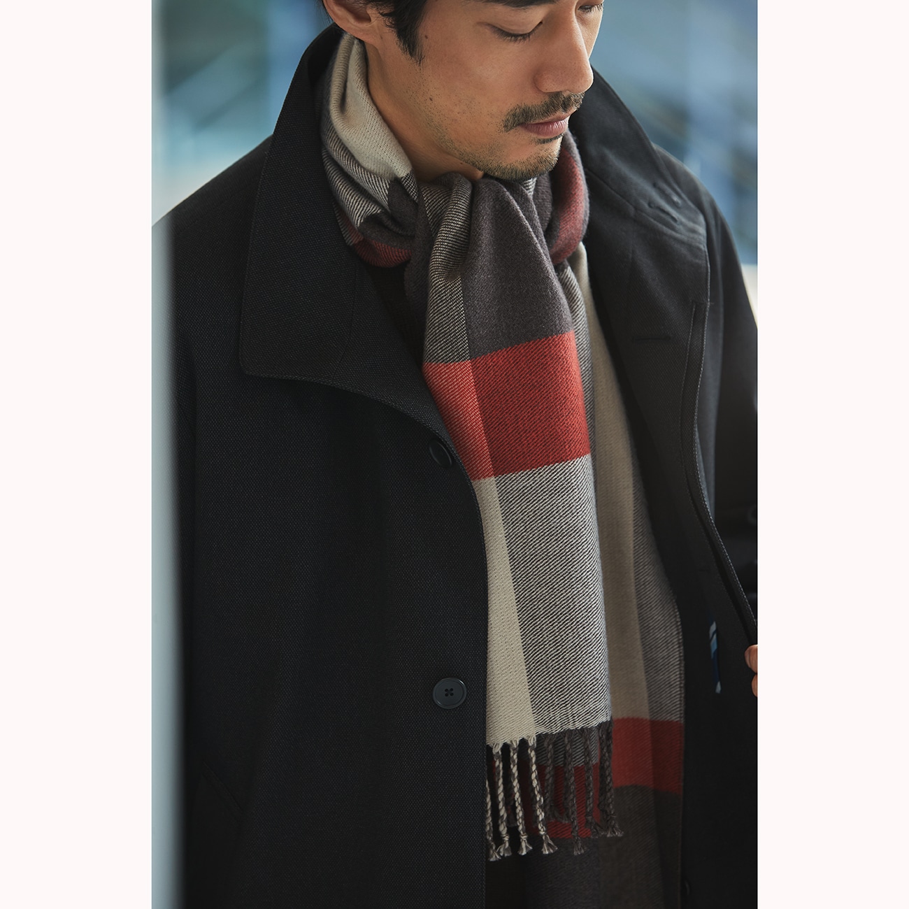 orimi 23ss シャギーフーディーマフラー naokitomizuka スペリオル