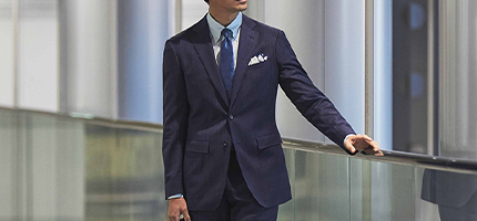 メンズスーツ画像